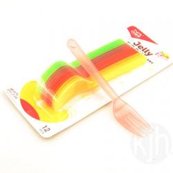 多彩喱叉，12支/板