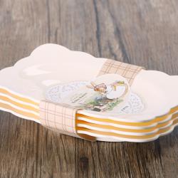 波比小號(hào)花邊長方餐盤