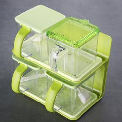 簡(jiǎn)之美雙層調(diào)味盒套裝