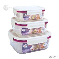 長(zhǎng)方形密封保鮮盒（三件