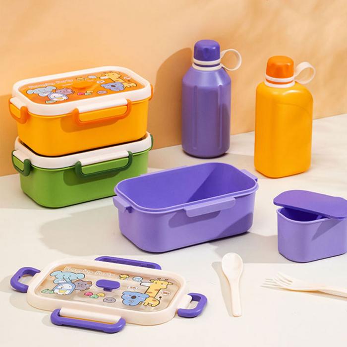 尚趣長方單層飯盒(100