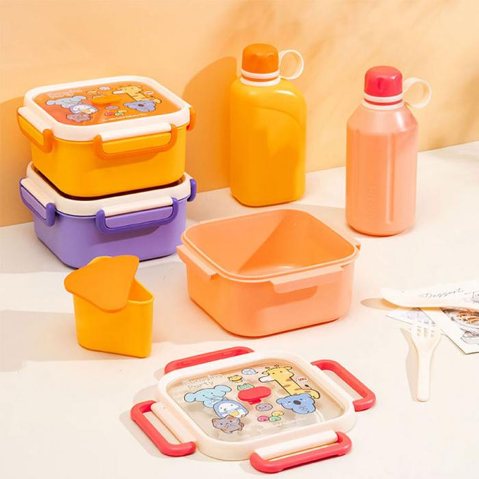 尚趣正方單層飯盒(100